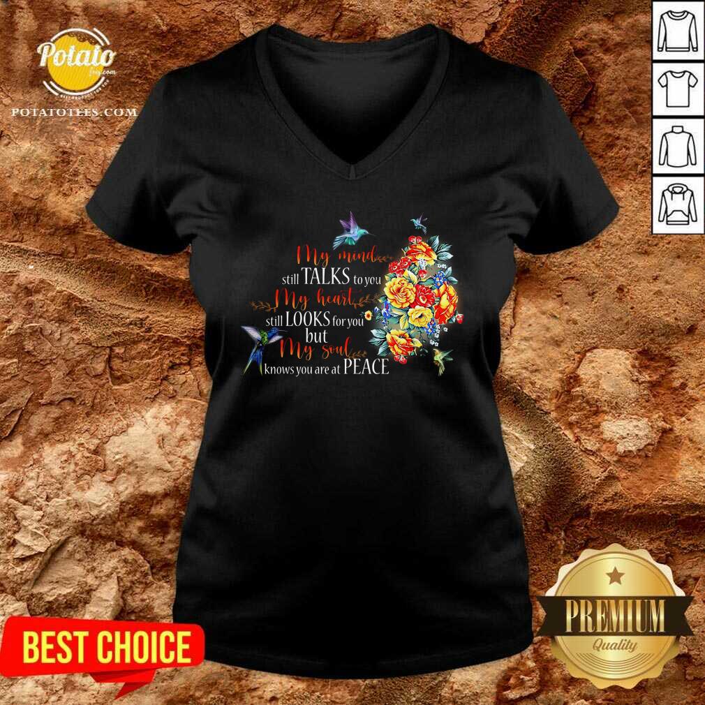 My Mind Still Talks To You And My Heart Still Looks Shirt - Image 2