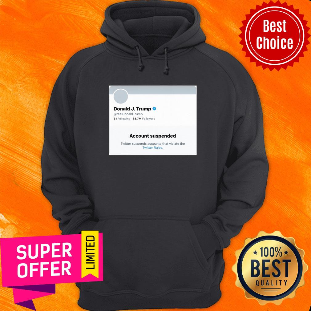 Awesome Trump Suspended From Twitter Short-Sleeve Unisex Shirt - Image 2
