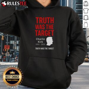 Alternative view of Official Charlie Kirk Was The Target 1993 2025 Memorial T-Shirt