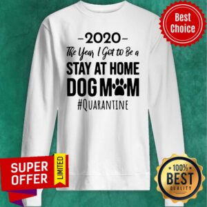 Alternative view of Vintage 2020 The Year I Got To Be A Stay At Home Dog Mom Quarantine Shirt