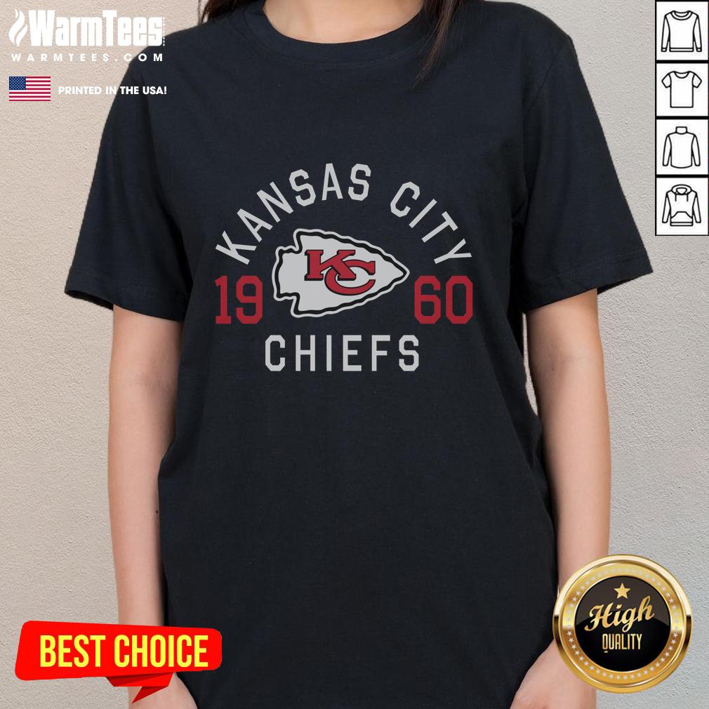 Awesome Kansas City Chiefs Heritage Print T-Shirt - Image 3