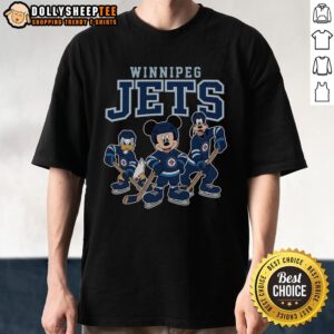 Pretty Winnipeg Jets Disney Team Ice Hockey T-Shirt