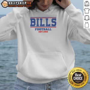Alternative view of Nice Bills Football Est 1960 Vintage Retro Team T-Shirt