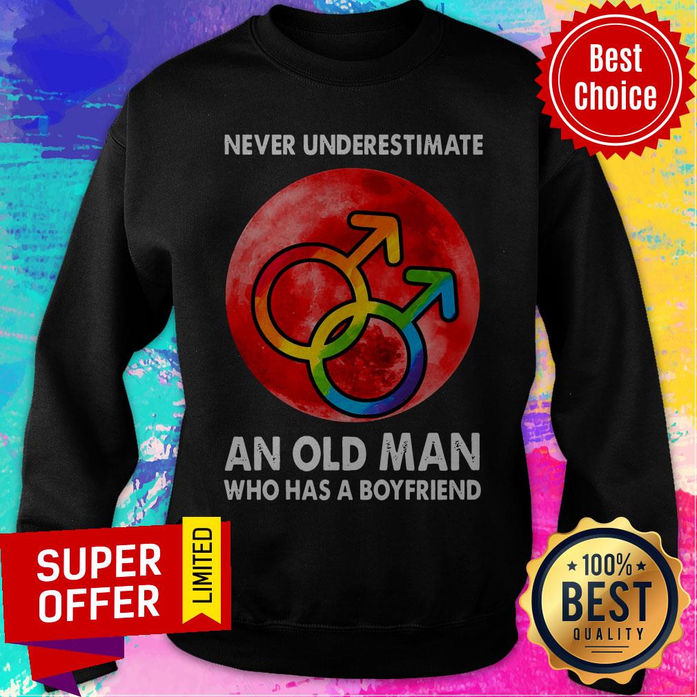 Premium LGBT Never Understimate An Old Man Who Has A Boyfriend Shirt - Image 5