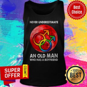 Alternative view of Premium LGBT Never Understimate An Old Man Who Has A Boyfriend Shirt