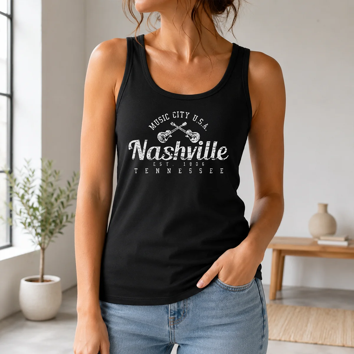 Pretty Nashville Tennessee Country Music USA Shirt - Image 3