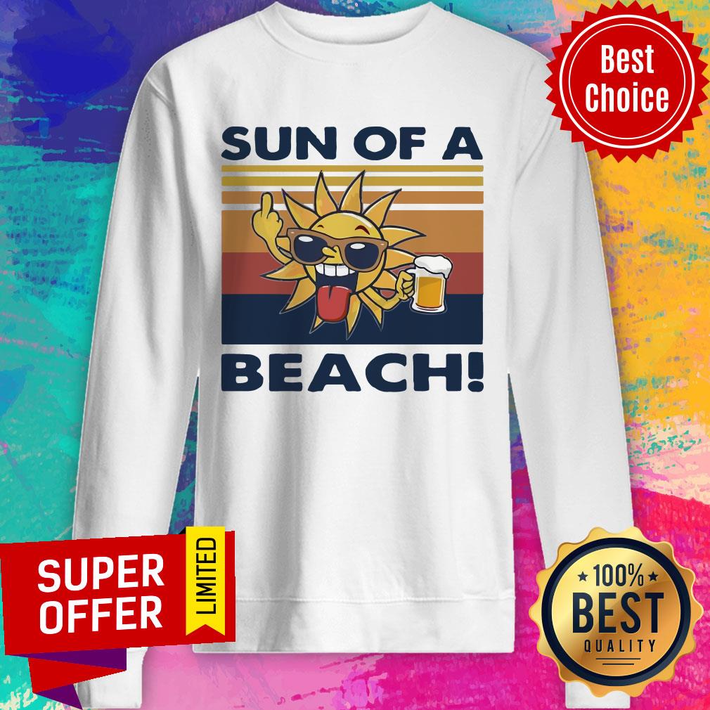 Awesome Sun Of A Beach Vintage Shirt - Image 2