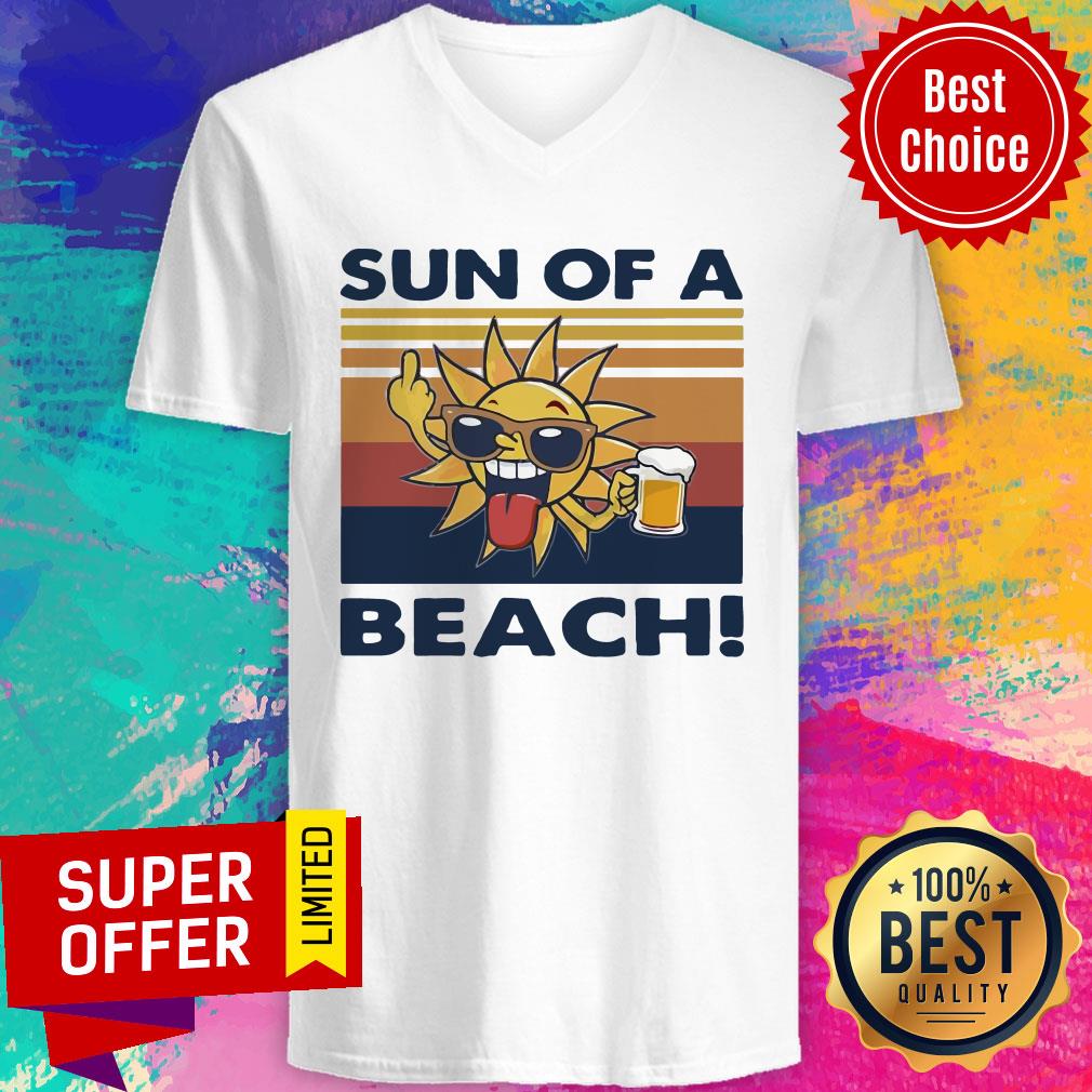 Awesome Sun Of A Beach Vintage Shirt - Image 4