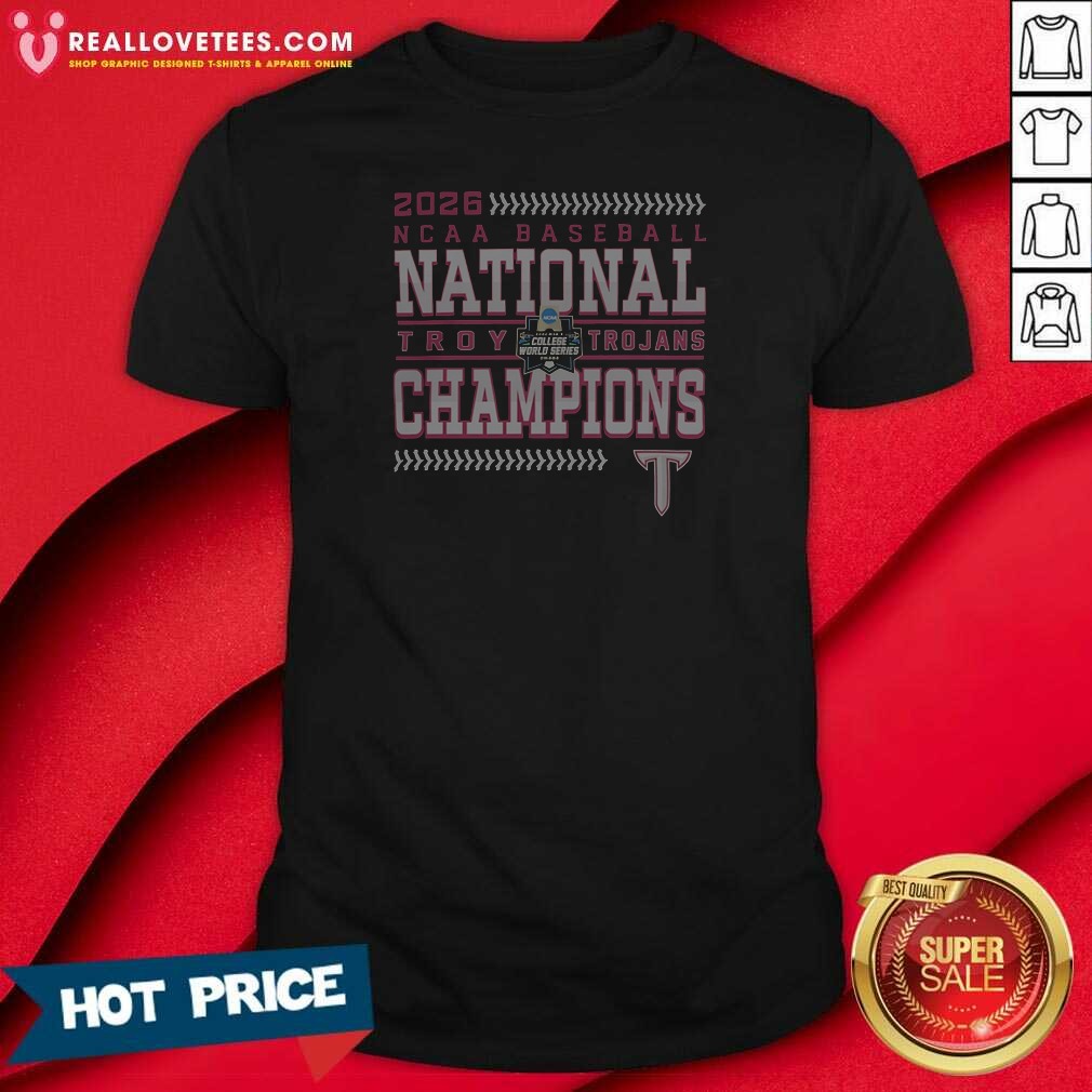 Official Hot Troy Trojans 2026 NCAA Baseball National Champions College World Series Omaha Shirt