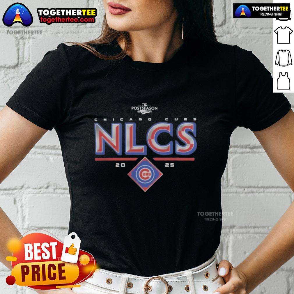 Awesome Chicago Cubs 2025 NLCS Division Series Winner Postseason T-Shirt - Image 3