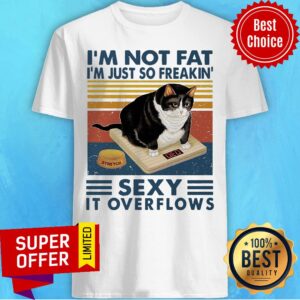 Top I'm Not Fat I'm Just So Freakin' Sexy It Overflows Shirt
