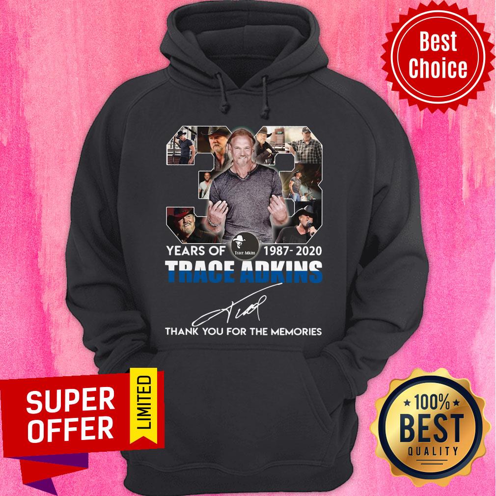 Nice 33 Years Of 1987 2020 Trace Adkins Thank You For The Memories Shirt - Image 3