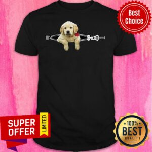 Funny Dogs Pisces Golden Retriever Zip And Rose Shirt