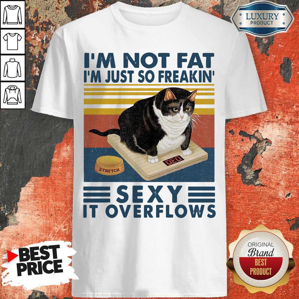 I'M Not Fat I'M Just So Freakin' Sexy It Overflows Vintage Shirt