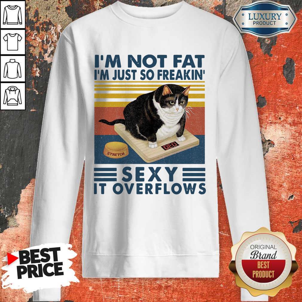I'M Not Fat I'M Just So Freakin' Sexy It Overflows Vintage Shirt - Image 4
