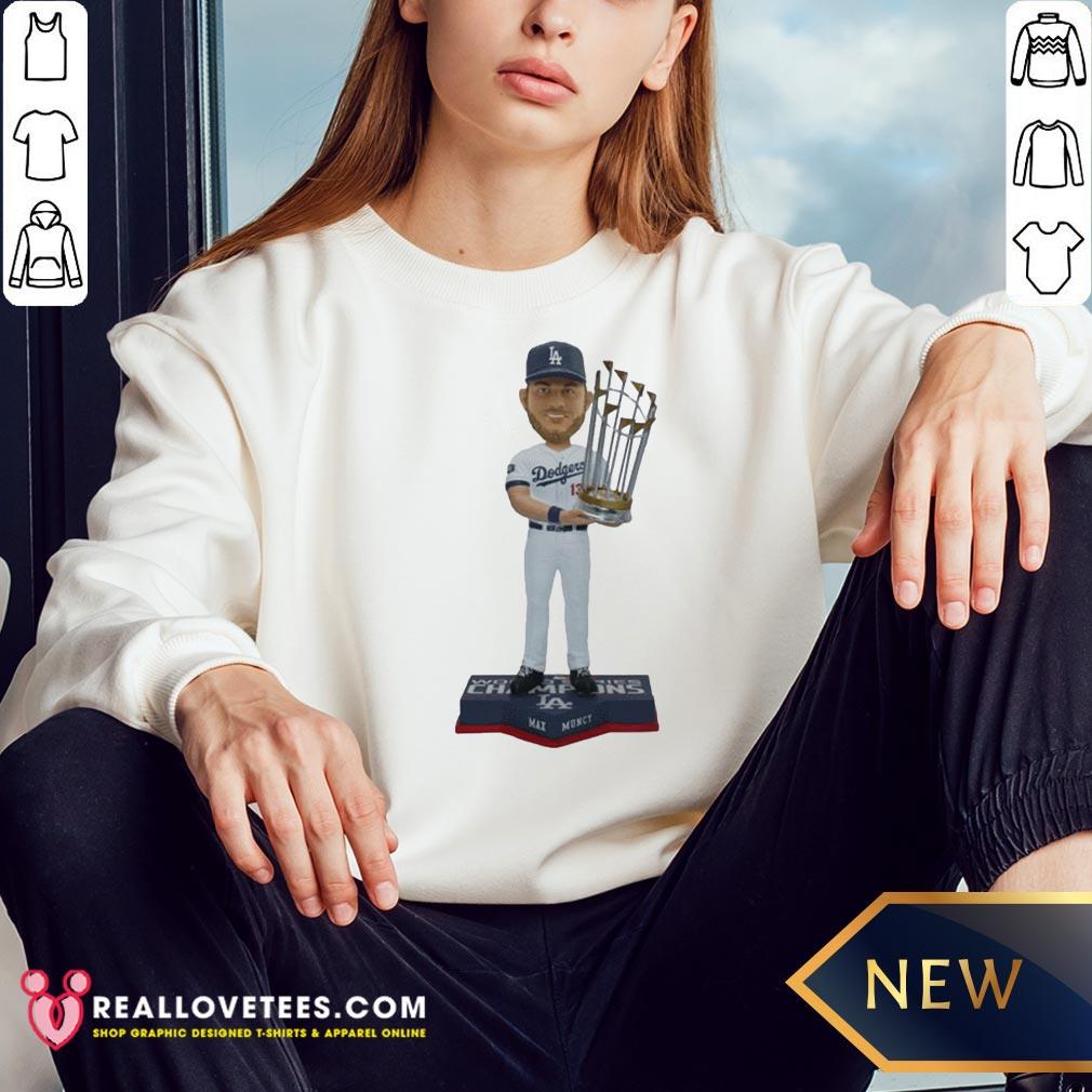 Top Max Muncy Los Angeles Dodgers 2020 World Series Champions Shirt - Image 4