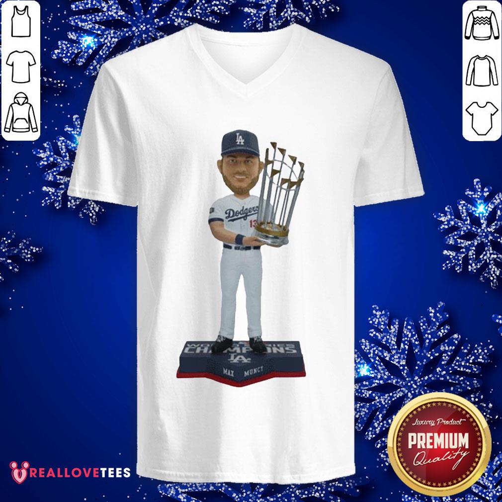 Top Max Muncy Los Angeles Dodgers 2020 World Series Champions Shirt - Image 5