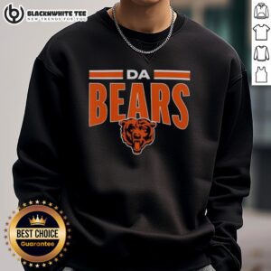 Alternative view of Official DA Bears Chicago Bears Football T-Shirt