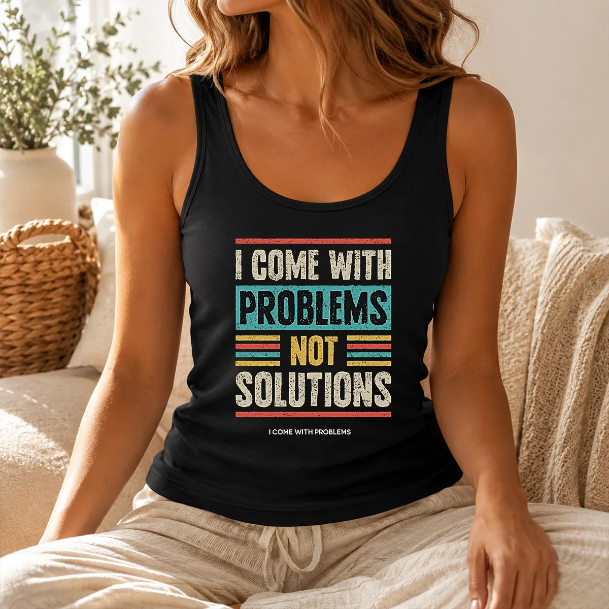 Premium I Come With Problems Not Solutions Shirt - Image 3