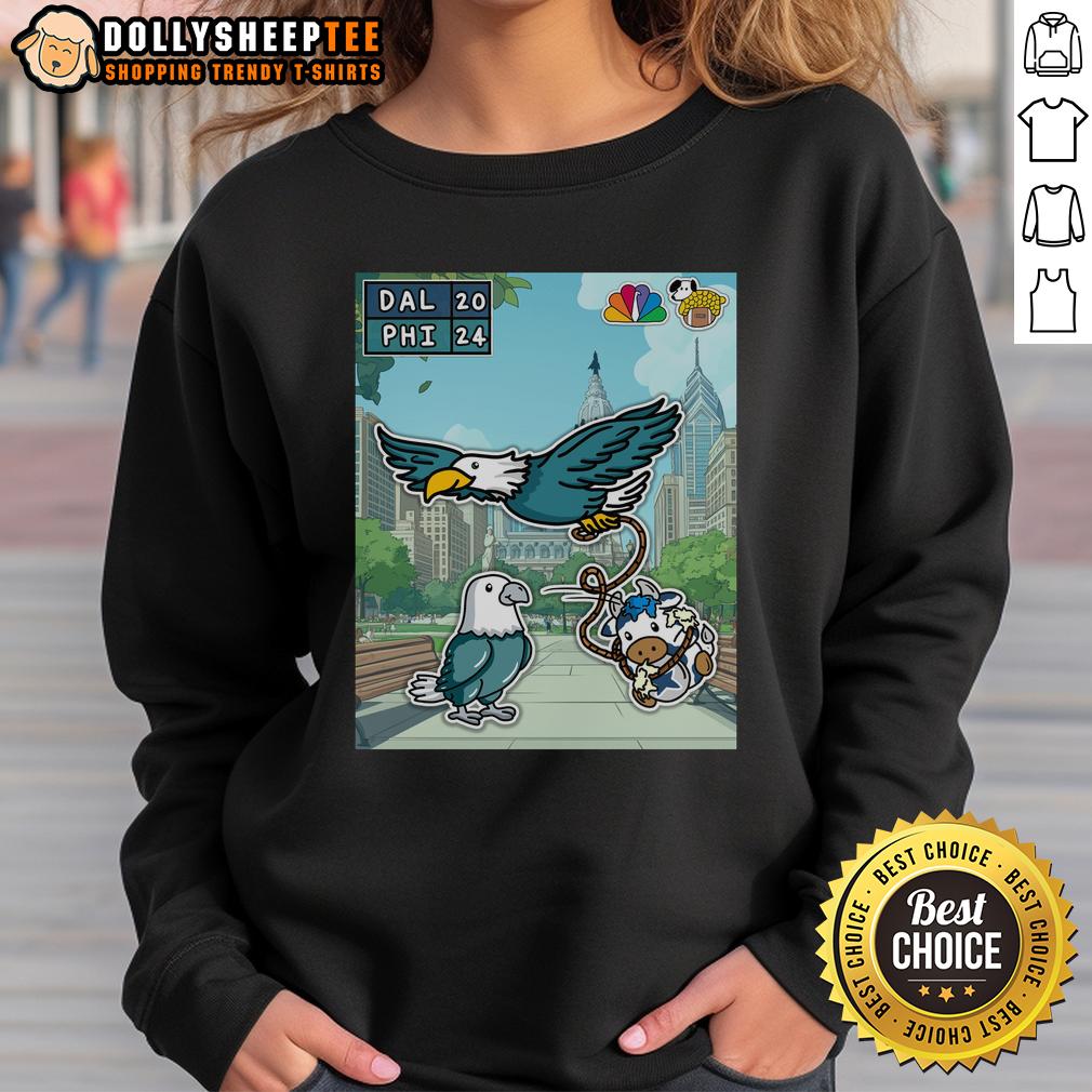 Hot The Philadelphia Eagles Spit Out Their First Win Of The Season Defeat Dallas Cowboys T-Shirt - Image 5
