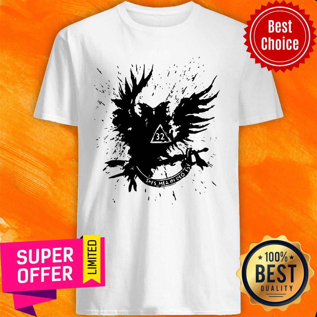 Premium Black SCOTTISH RITE 32 Spes Mea In Deo Est Shirt