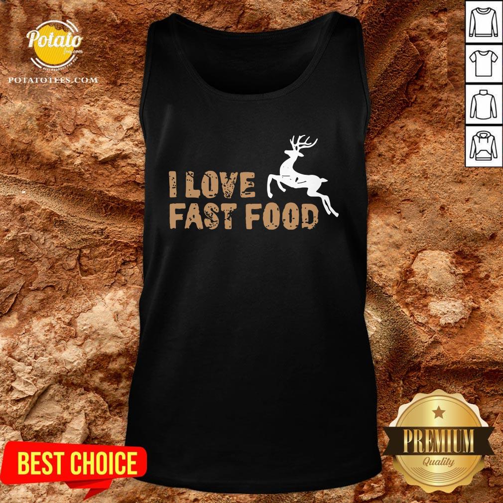 Funny I Love Fast Food Hunting Shirt - Image 3