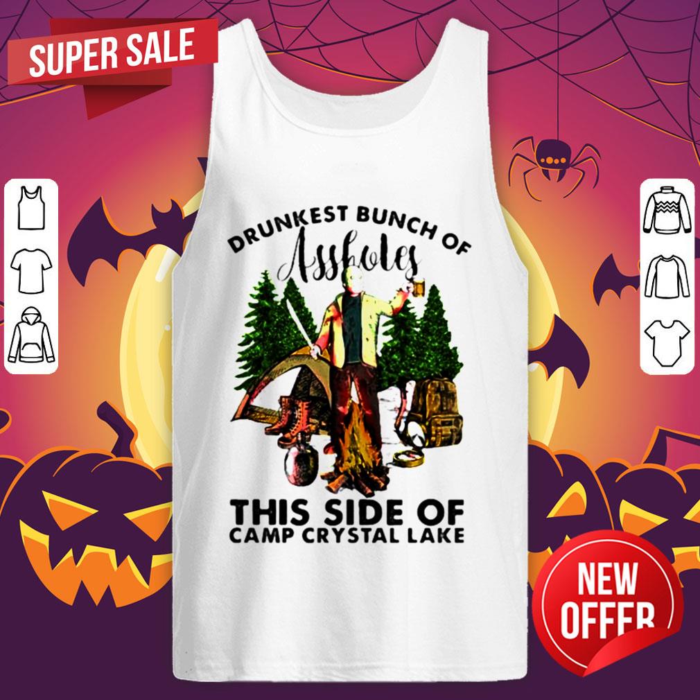 Halloween Jason Voorhees Drunkest Bunch Of Assholes This Side Of Camp Crystal Lake Shirt - Image 5