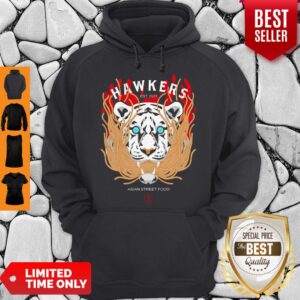Alternative view of Official Hawkers Asian Street Food Tiger Shirt