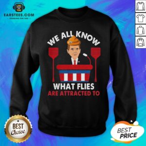Alternative view of We All Know What Flies Are Attracted To Funny Pence 2020 VP Debate Shirt