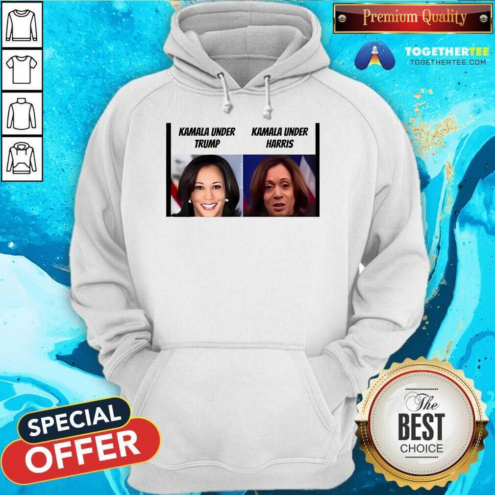 Funny Kamala Harris Under Trump Kamala Under Harris T-Shirt - Image 5