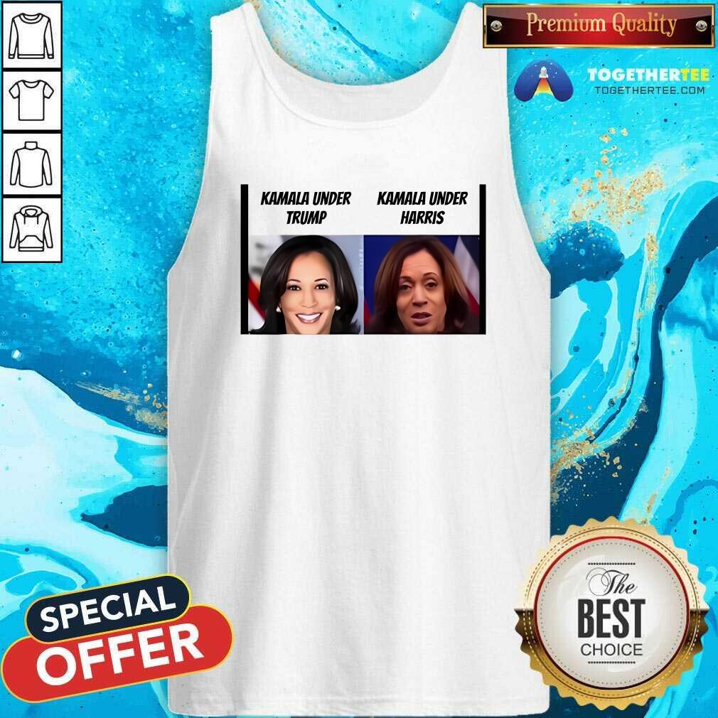Funny Kamala Harris Under Trump Kamala Under Harris T-Shirt - Image 3