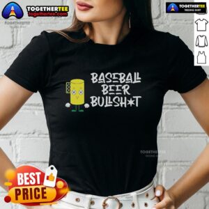 Alternative view of Premium From The 108 Baseball Beer Bullshot Cartoon T-Shirt