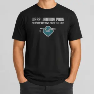 Original Warp Speed Laundry Pods Fast Stain Removal Geek Shirt