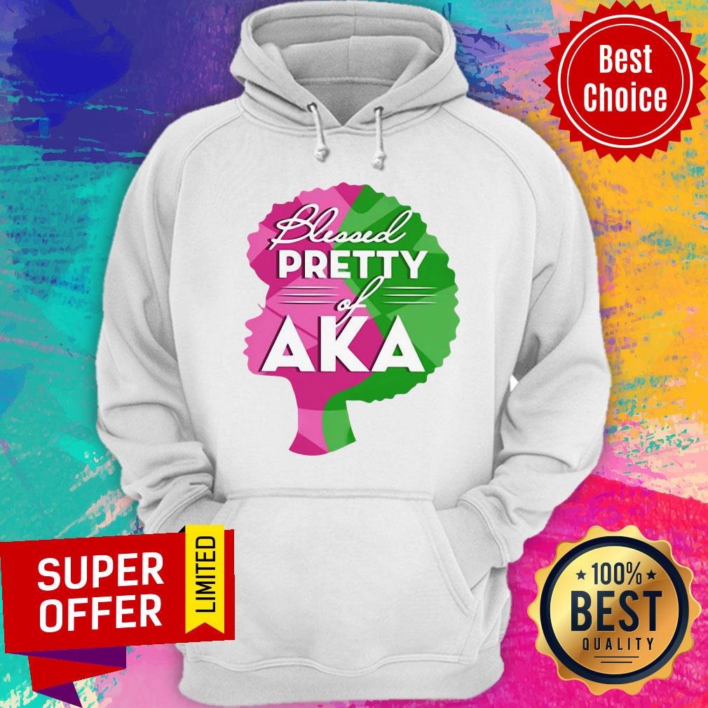 Premium Aka Sorority 1908 Blessed Pretty Girl Of Aka Shirt - Image 5