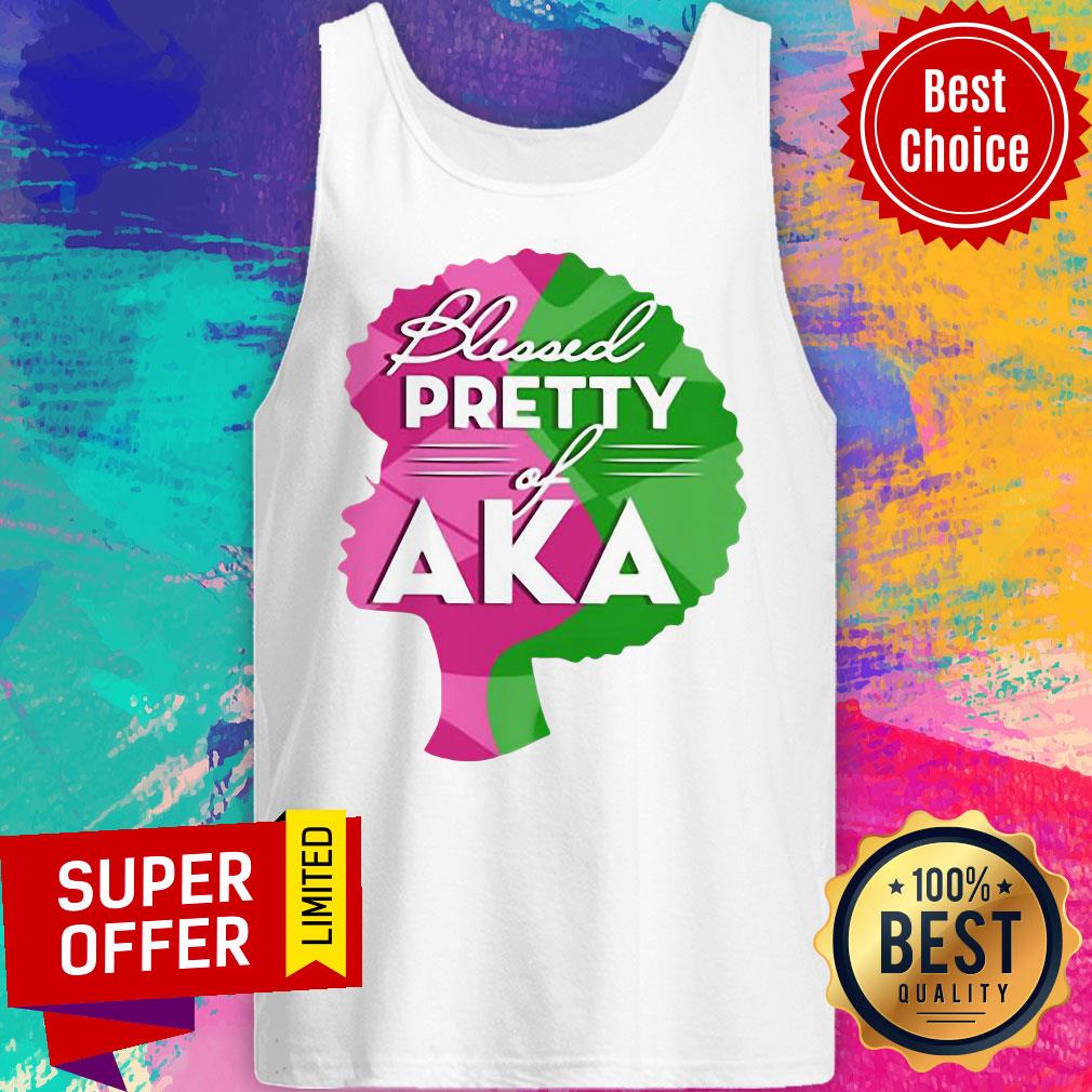 Premium Aka Sorority 1908 Blessed Pretty Girl Of Aka Shirt - Image 3