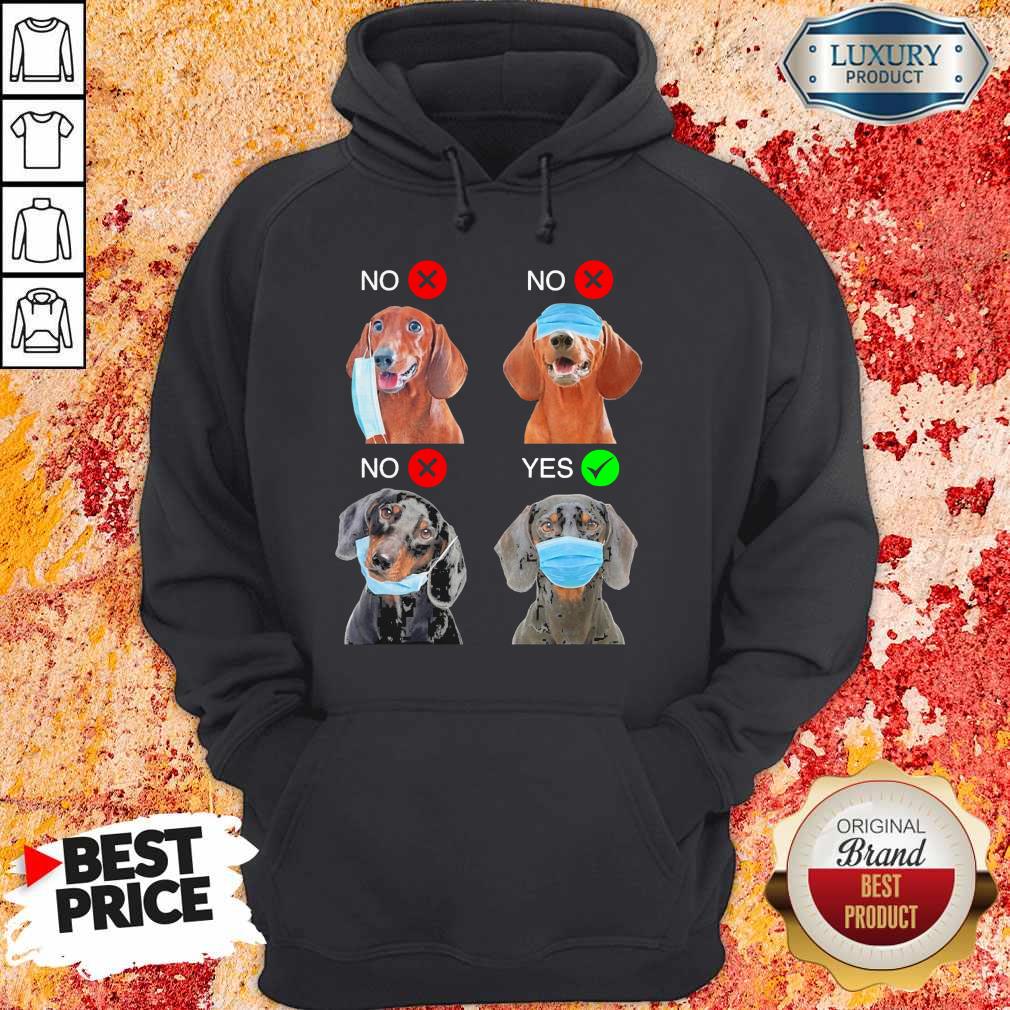 Dachshund The Right Way To Wear A Mask Shirt - Image 5