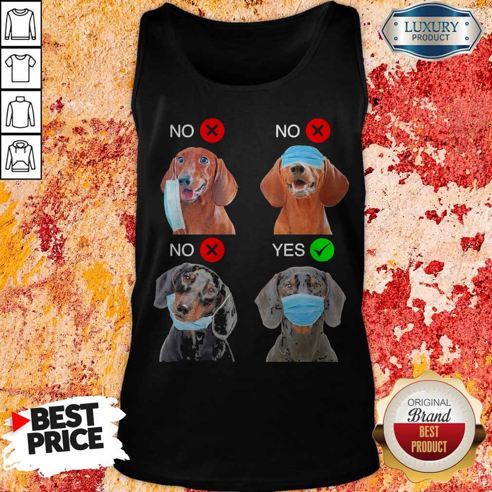 Dachshund The Right Way To Wear A Mask Shirt - Image 3