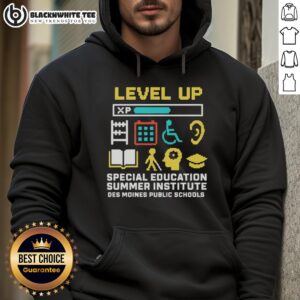 Alternative view of Good Level Up Special Education Summer Institute Des Moines Public Schools T-Shirt