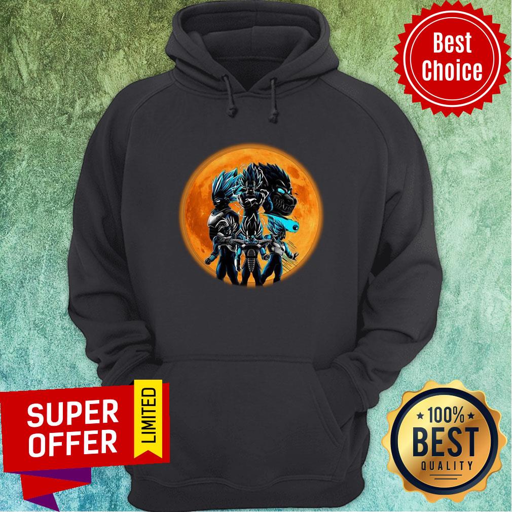 Funny Dragon Ball Vegeta Moon Halloween Perfect Gifts For Christmas Shirt - Image 3