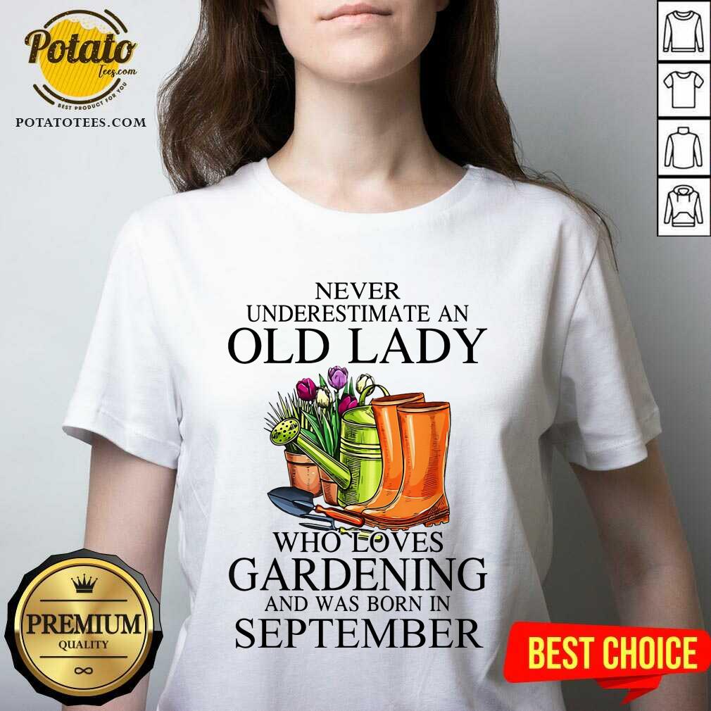 Loves Gardening And Was Born In September Shirt - Image 3