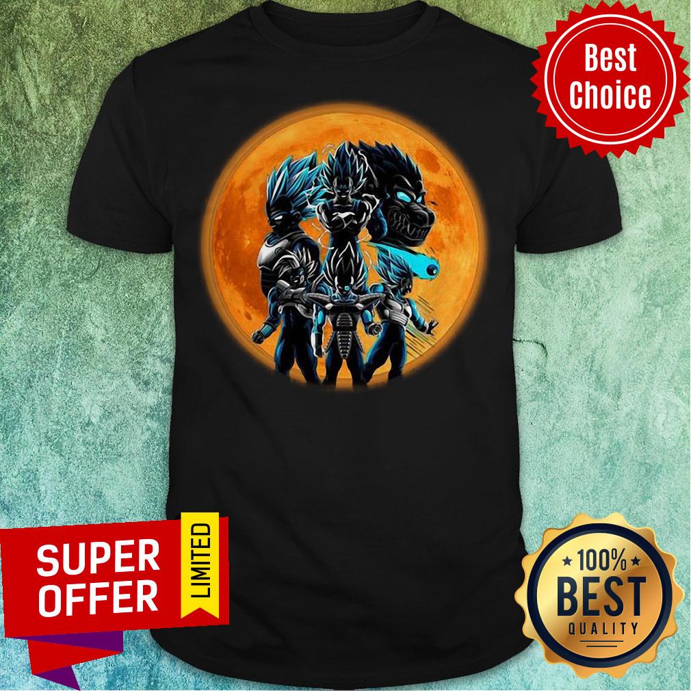 Funny Dragon Ball Vegeta Moon Halloween Perfect Gifts For Christmas Shirt