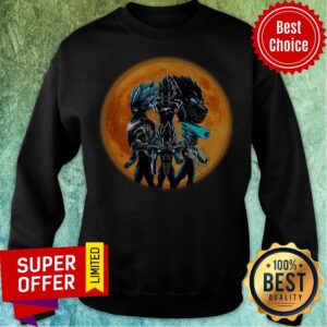 Alternative view of Funny Dragon Ball Vegeta Moon Halloween Perfect Gifts For Christmas Shirt