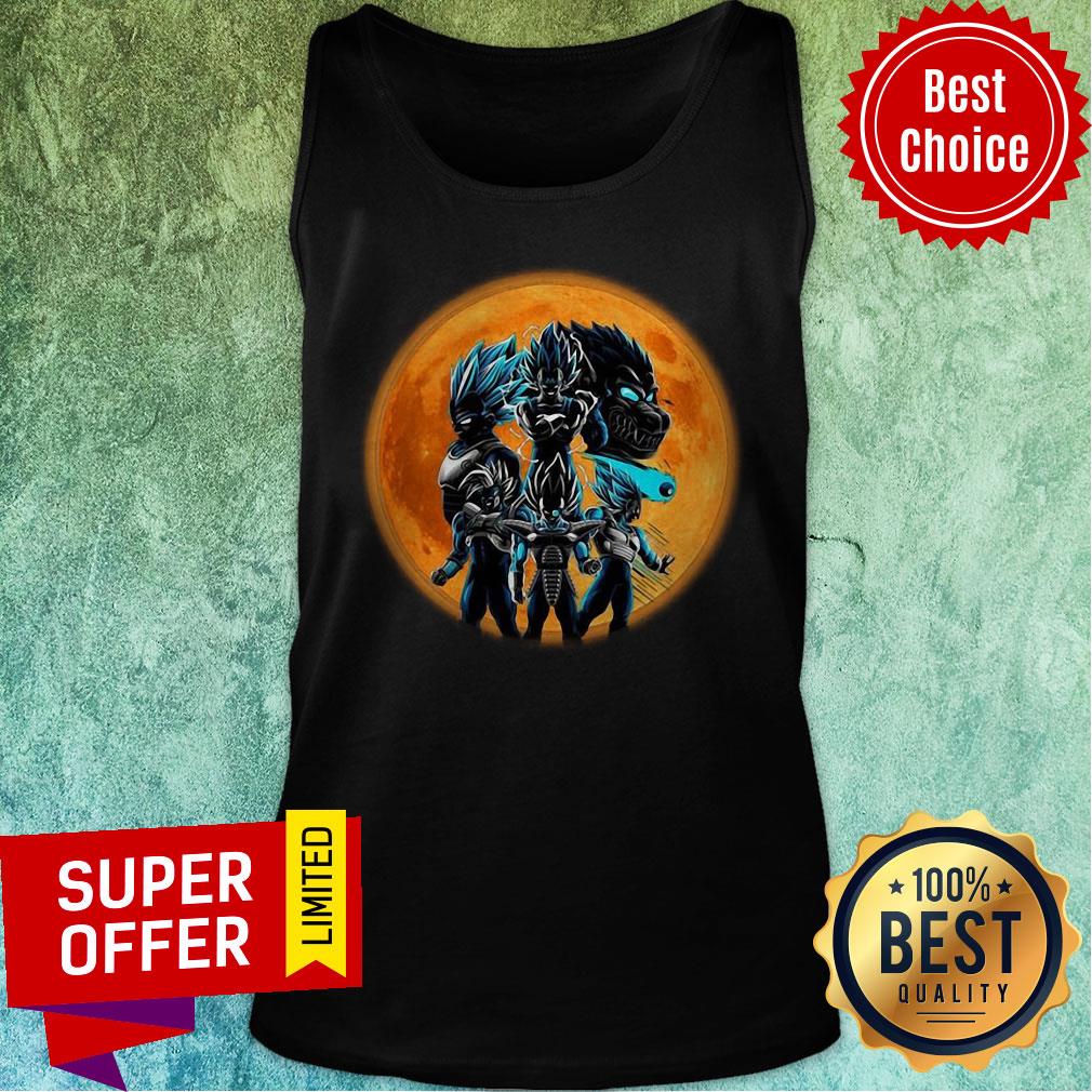 Funny Dragon Ball Vegeta Moon Halloween Perfect Gifts For Christmas Shirt - Image 5