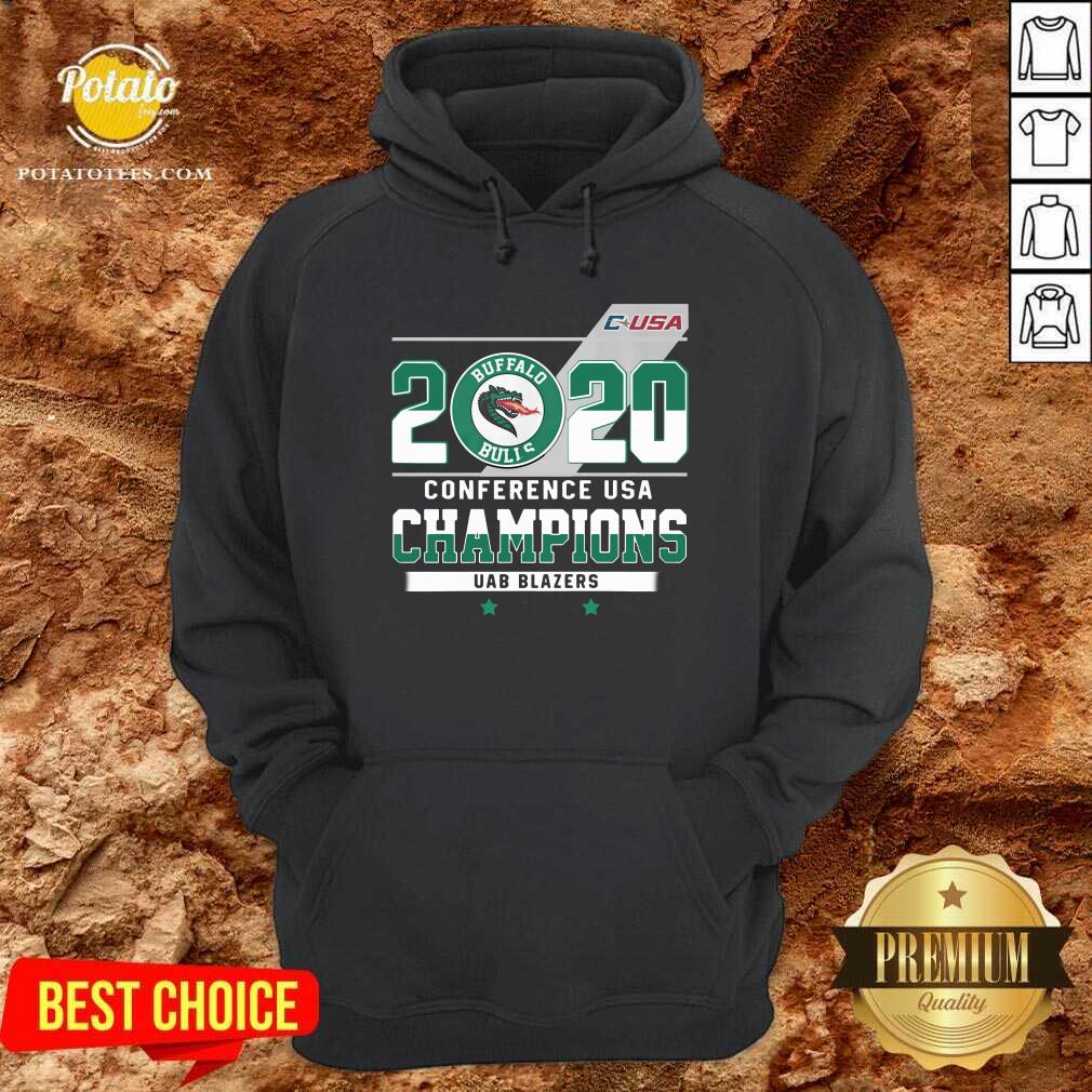 Nice C-USA 2020 Buffalo Bulls Conference USA Champions UAB Blazers Shirt - Image 5