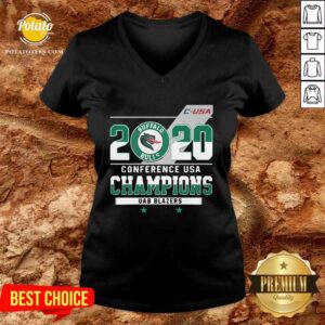 Alternative view of Nice C-USA 2020 Buffalo Bulls Conference USA Champions UAB Blazers Shirt