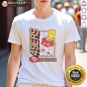 Hot The Simpsons Bart X San Francisco 49ers T-Shirt