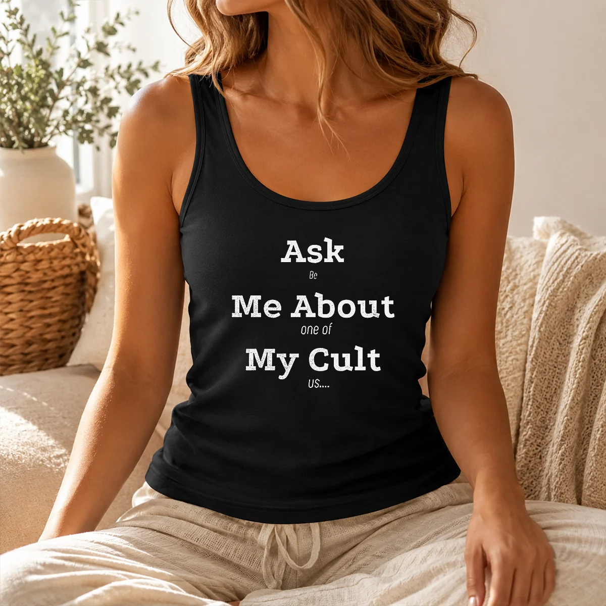 Top Ask Me About My Cult Be One Of US Shirt - Image 3