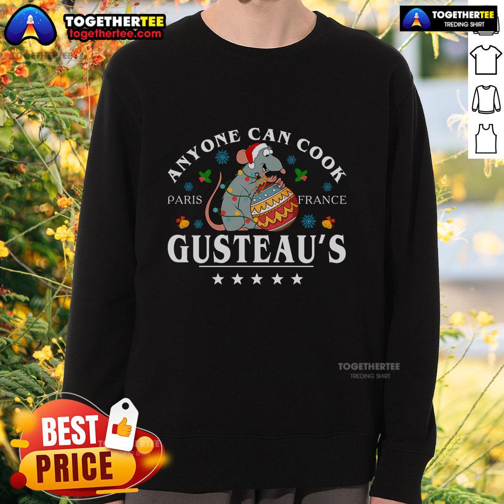 Top Christmas Chef Remy Anyone Can Cook Christmas Chef Mouse T-Shirt - Image 5