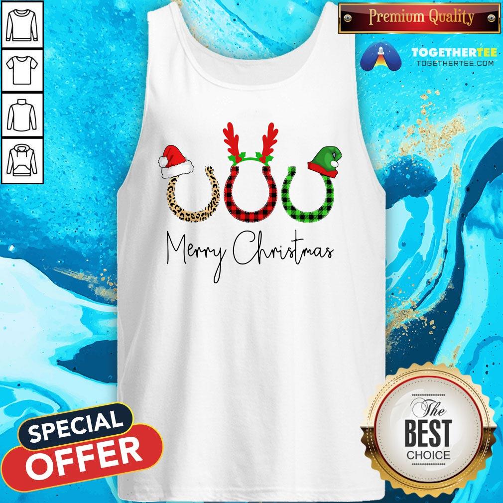 Perfect Horseshoe Merry Christmas Shirt - Image 3