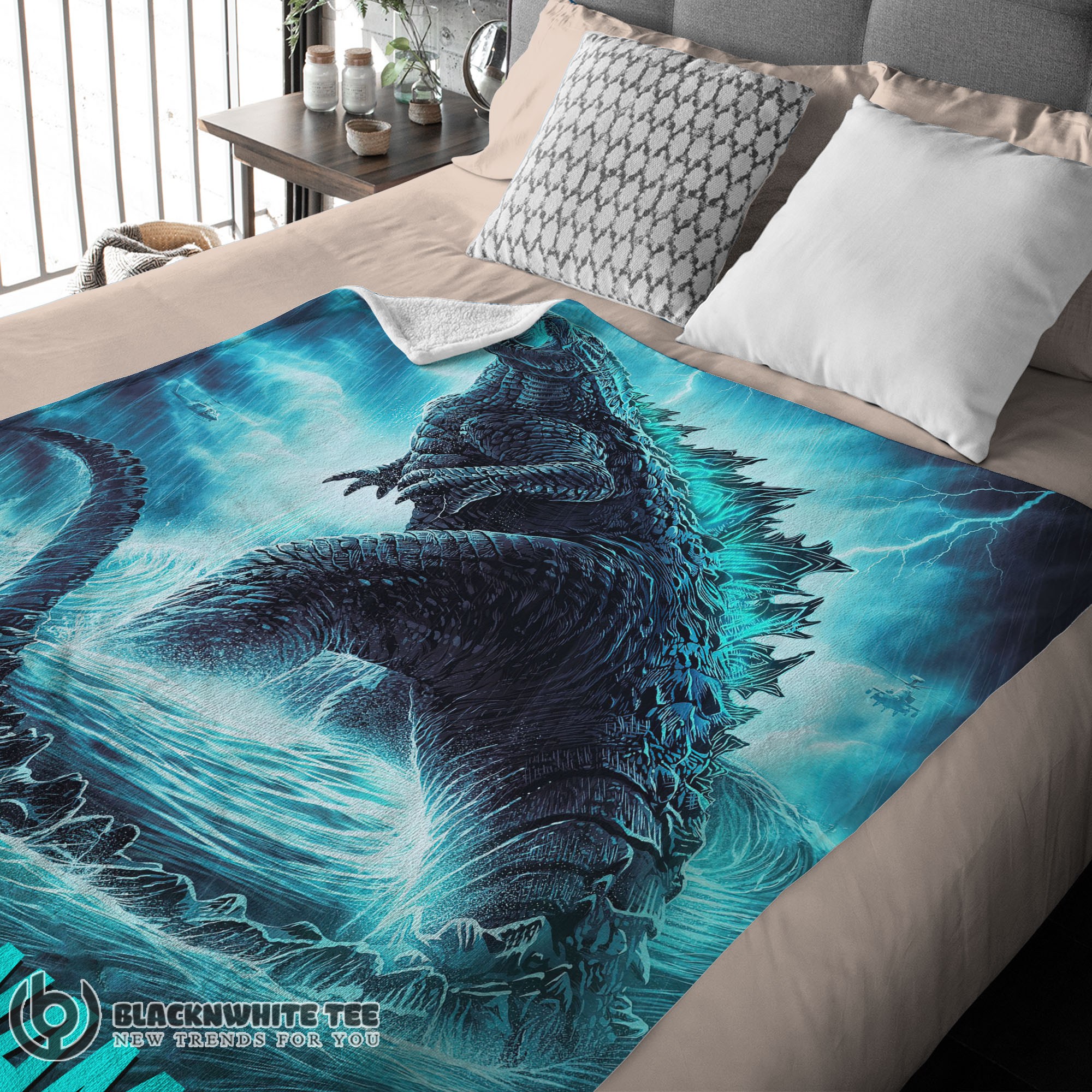 Perfect Godzilla King Of The Monsters Blanket Fleece Customized Blanket - Image 3